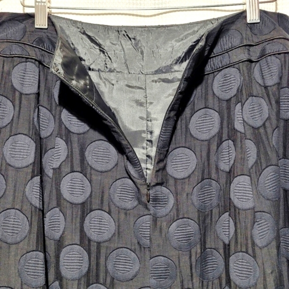 Talbots Black Flowy Skirt (16) - Picture 3 of 11